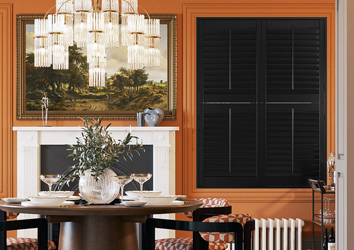 Kensington, Onyx Black - Tier on Tier Twist&Fit Plantation Shutter - Image 7